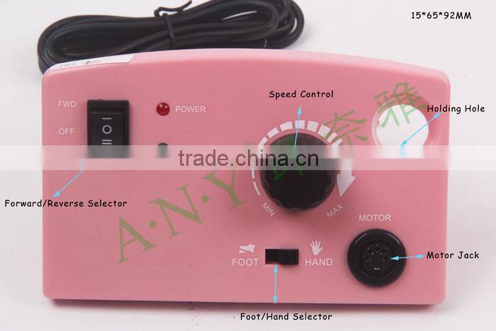 Professional Pink High Quality 30000RMP Nail Art Curing Polishing Drill Electric Pedicure Machine Price