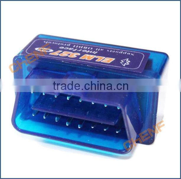 Newest Arrived Super MINI Bluetooth ELM327 V2.1 OBD2 / OBDII ELM 327 for Android Torque Car Code Adapter
