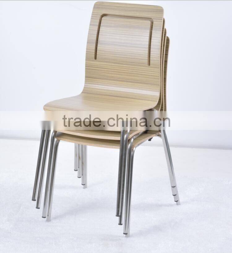 Modern Stackable Bentwood Chair (FOH-NCP7)