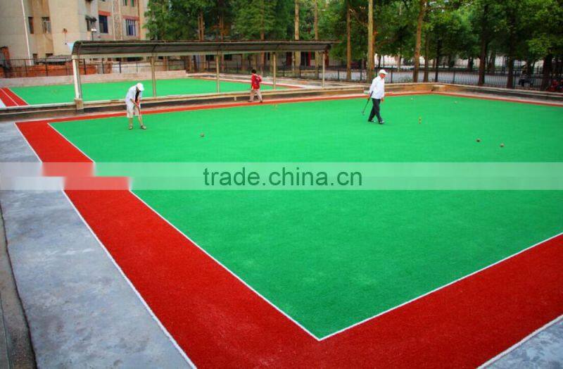 synthetic grass/curly gateball court grass