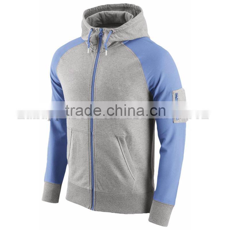 2016 Custom Wholesale Man Hoodie Cotton/Spandex Lightweight Hoodie