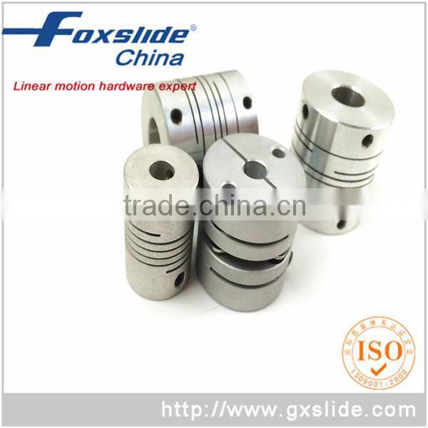 6.35mm to 6.35mm Double Diaphragm Shaft Coupling Disc Couplings Flexible Coupler 26mm OD 35mm Length