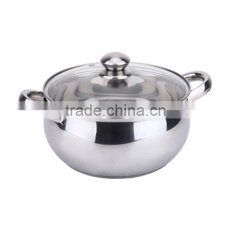 fashion double bottom stainless steel soup pot & stock pot