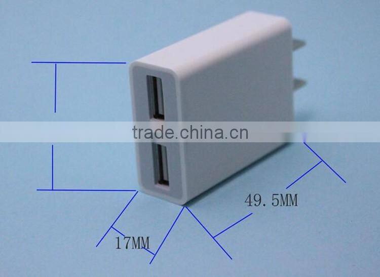 UL LISTED High Quality Dual Wall Charger For Cell Phone