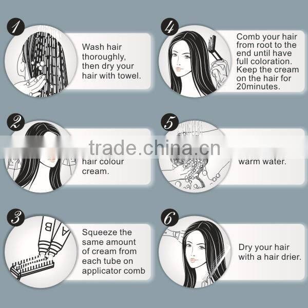 natural ingredients permanent Subaru best hot selling color cream