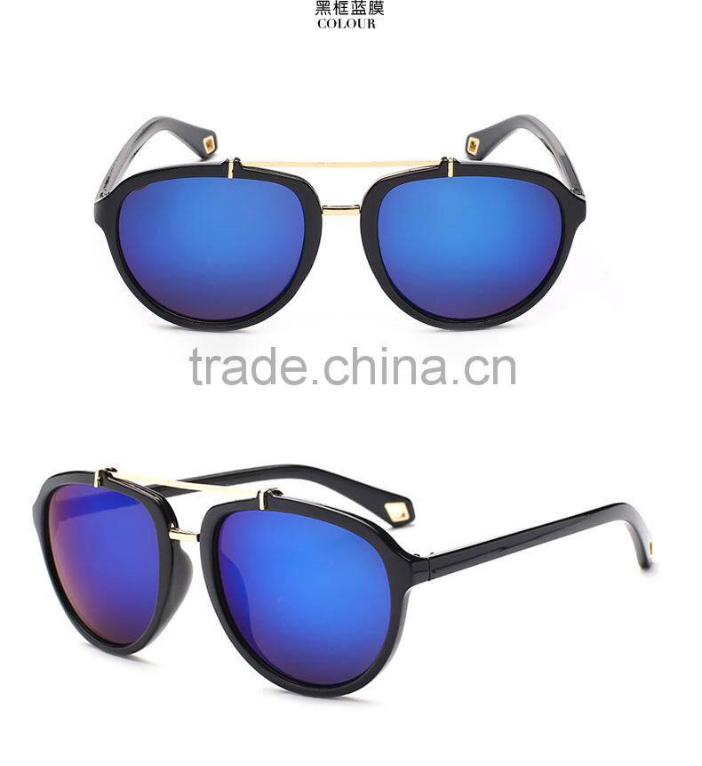 New product high quality Dazzle colour sunglasses