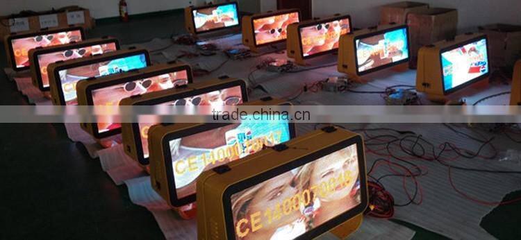 2016 hot sales P5 / P6 outdoor full color taxi top double side led display