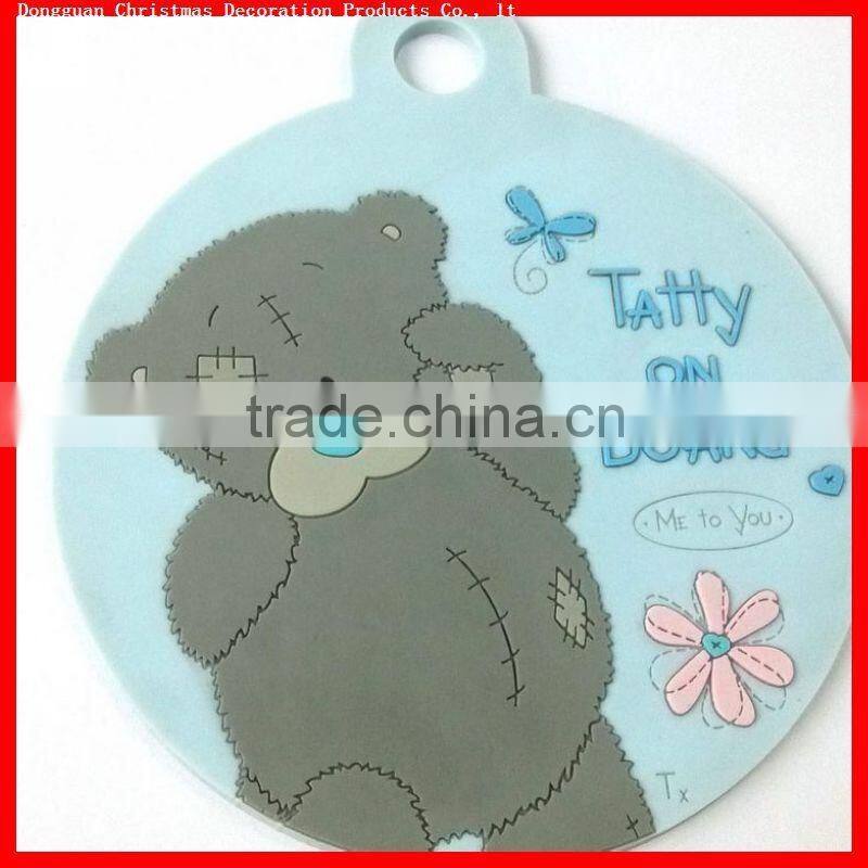 OEM factory cheap price qute bear cup coaster of china
