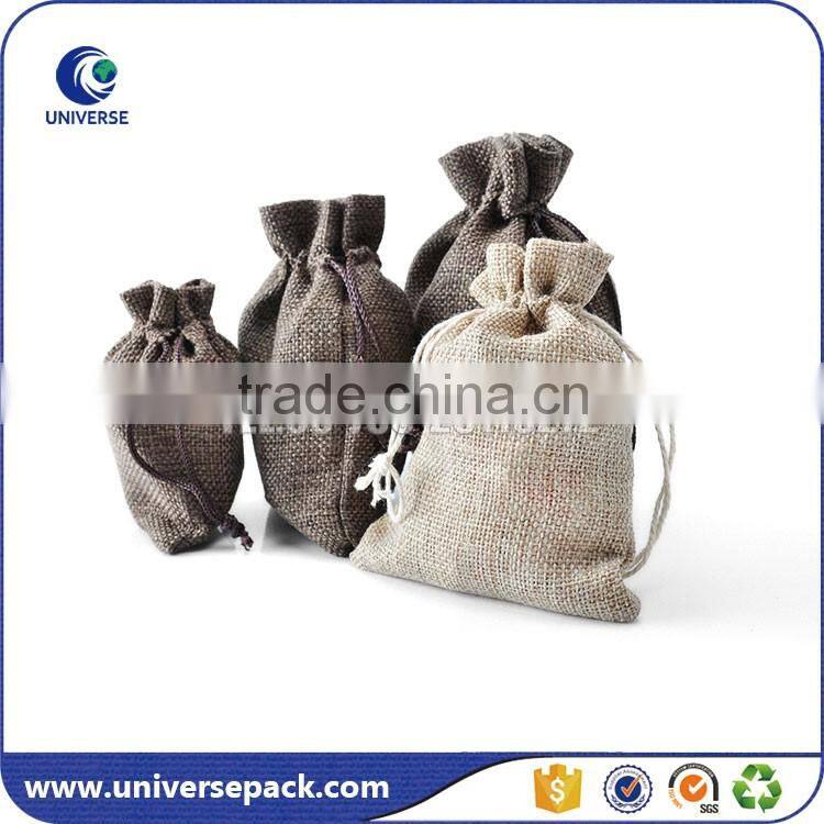 best price mini jute pouches for gift and jewelry packing