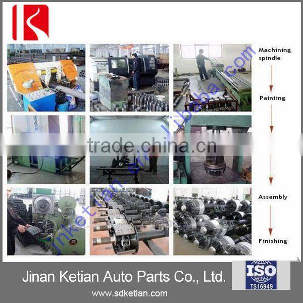China manufacture trailer axle truck rear axle