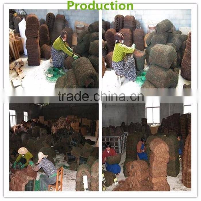Decrative handmade plant fiber animal shape garden planter
