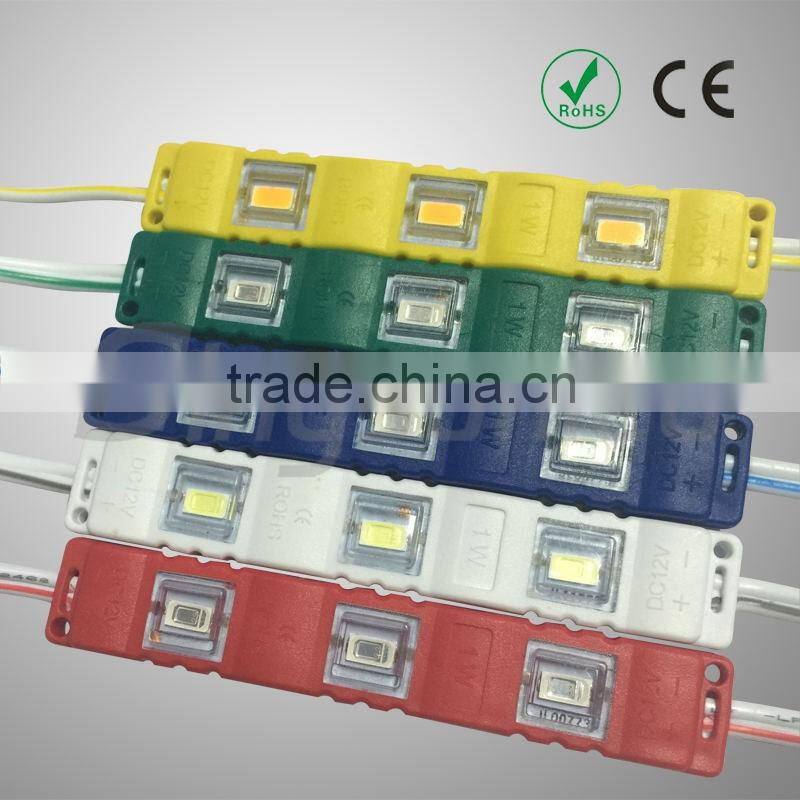 2016 hot sale 5630 smd 3 chips injection led module 1w led module for light box