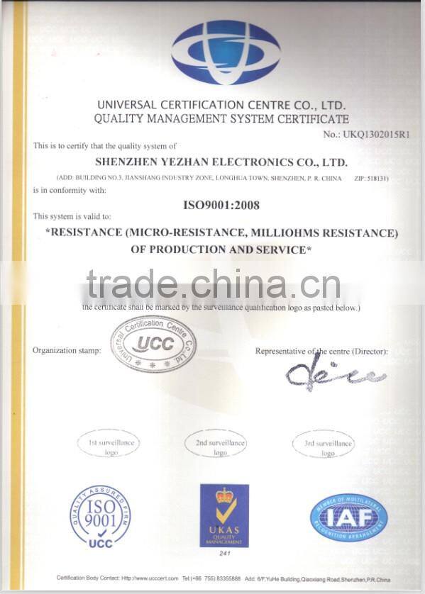 jumper wire press feet resistors ( 3% telorance 1w to 3w 1mR to 100mR )