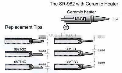 SOLDERING IRON, CERAMIC HEATER, IRON SOLDER