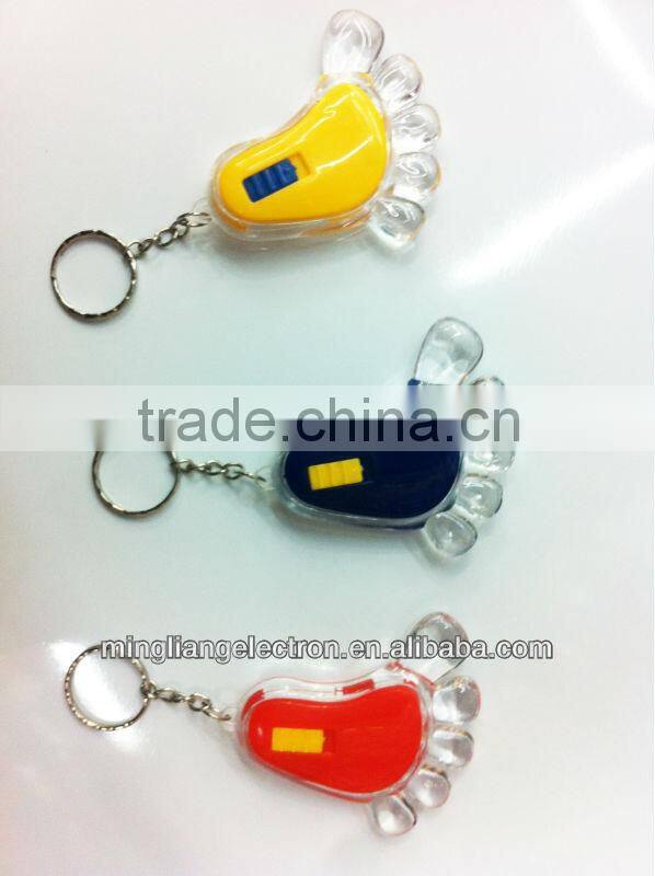T-shirt shape led flashing keychain 2014