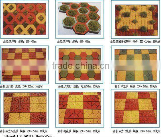 strong stell structure concrete brick machine