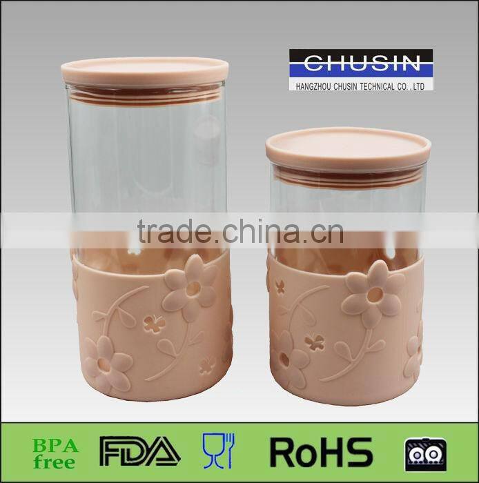 35OZ Wholesale borosilicate food can glass jar