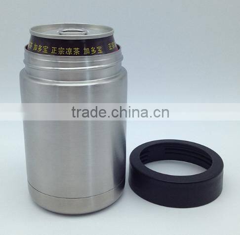 High quality vacuum stainless steel can cooler,vacuum insulated double wall freezer stainless steel can cooler