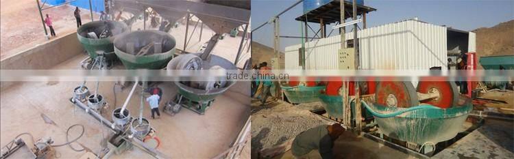 Africa Popular YM Model Wet Pan Grinding Mill Machine