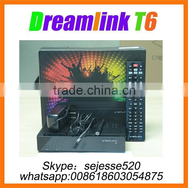 New arrival Dreamlink T6 Turbo 8psk+IPTV for north america in stock