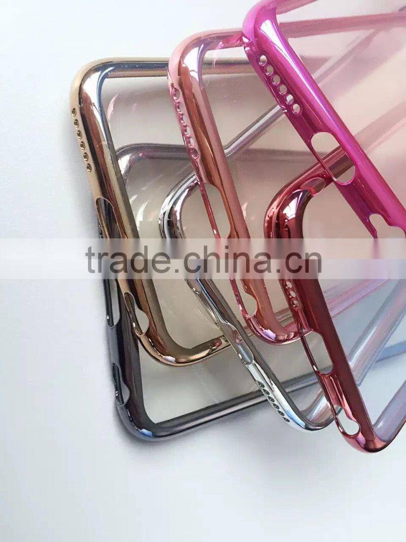 Shockproof Mobile Phone Case Electroplating TPU Case for Note 7, New Design Phone Case for Note 7