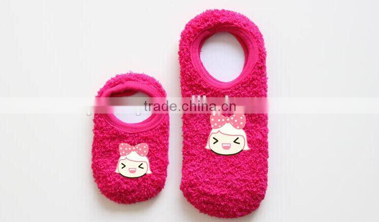 Winter warm baby indoor fluffy slippers