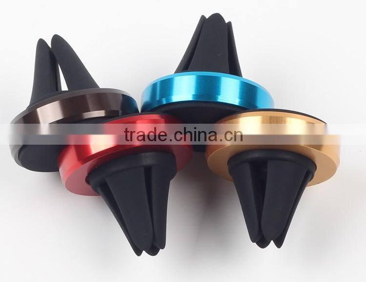 2016 Top Selling Aluminum Metal Magnet Car Mount Air Vent Outlet Phone Holder For Iphone 6 plus