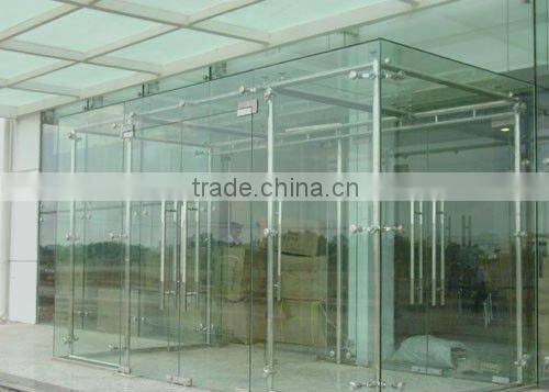 High Quality Clear Tempered Float Glass Glass Stairs Price