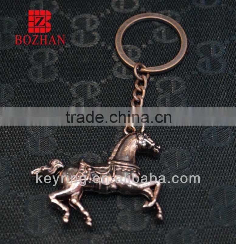 popular animal custom 3d keychain/horse keychain/animal keychains