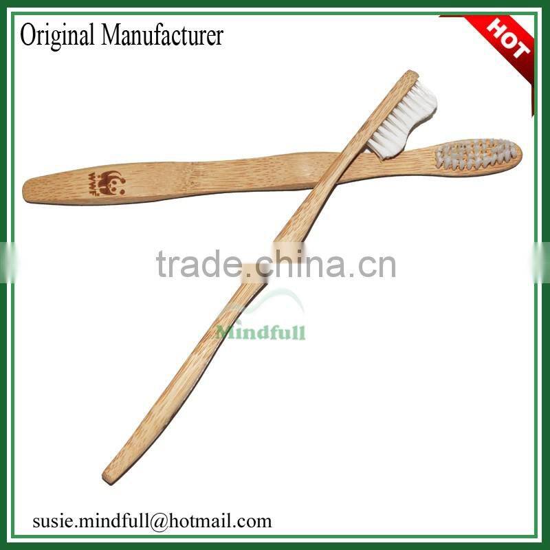 Wave Handel And Bristle Personal Toothbrush Wholesale China Bamboo Toothbrush