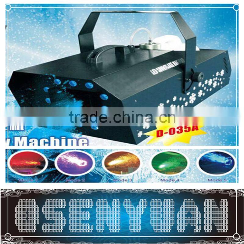 12led*10w Snow Making Machine/ Snow Maker for indoor & out door