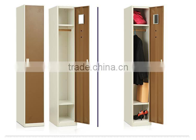 easy assemble single door steel personal cabinet locker