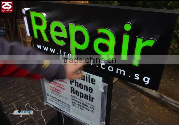 Advertising Led Light Box Logo Sign