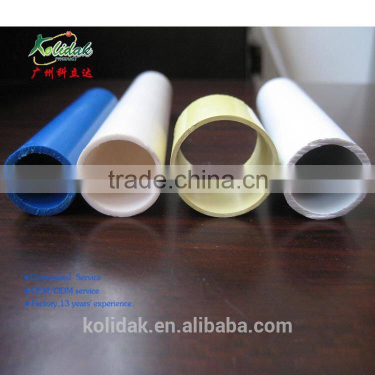 Colorful rigid PVC plastic pipe extrusions