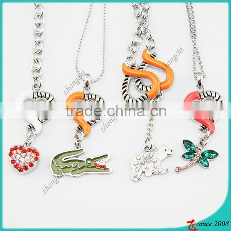 2016 new jewelry styles Charm necklace collection