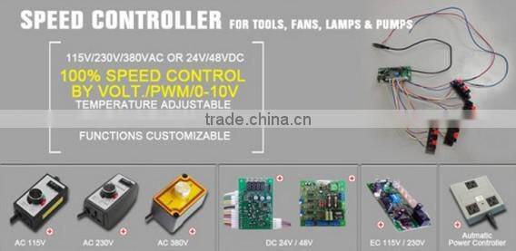 Chinese manufacture top quality exhaust fan speed controller with UK plug and Au plug