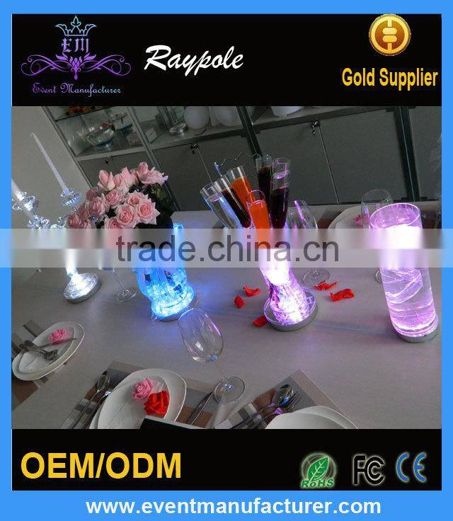 Wholesale 10 cm Under Vase Light LED Base For Event Decoration