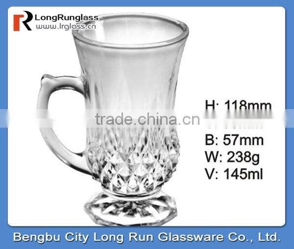 LongRun 5oz charming Eco-friendly elegant restuarant use fancy drinking glass cup wholesale