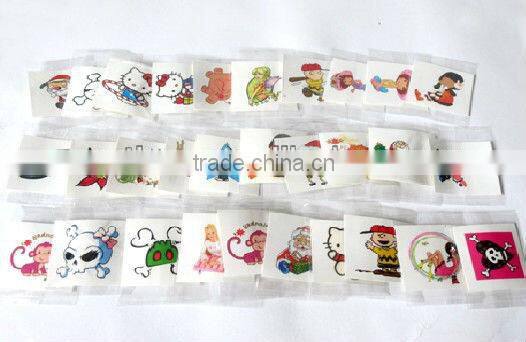 Tatoo sticker with opp bag packing