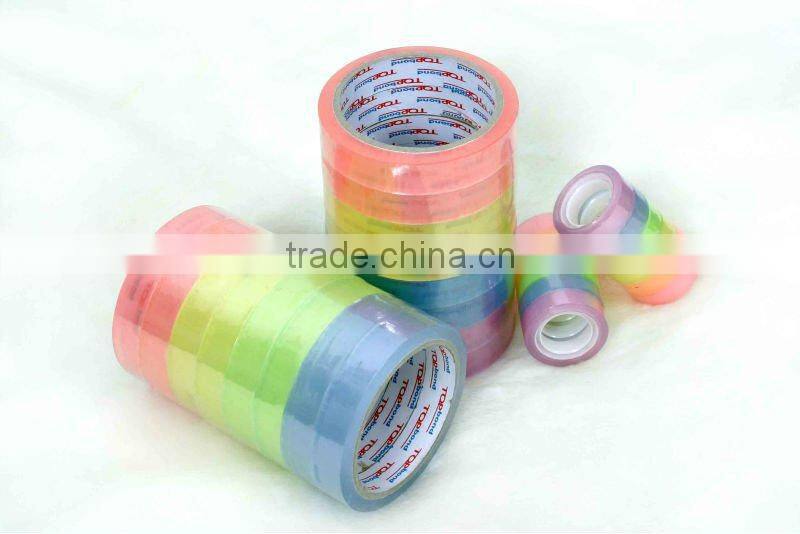 Opp Film Acrylic Material Adhesive Stationery Gum Tape in Bag Package