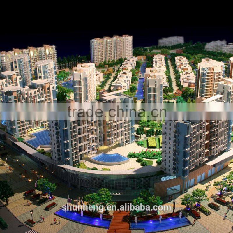 miniature architectural scale model maker in China/building model maker