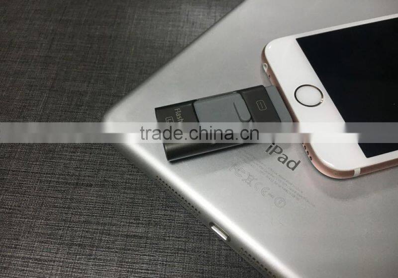 dual otg usb flash drive for computer and smartphone Iphone 32GB 64GB USB2.0 otg usb flash drive
