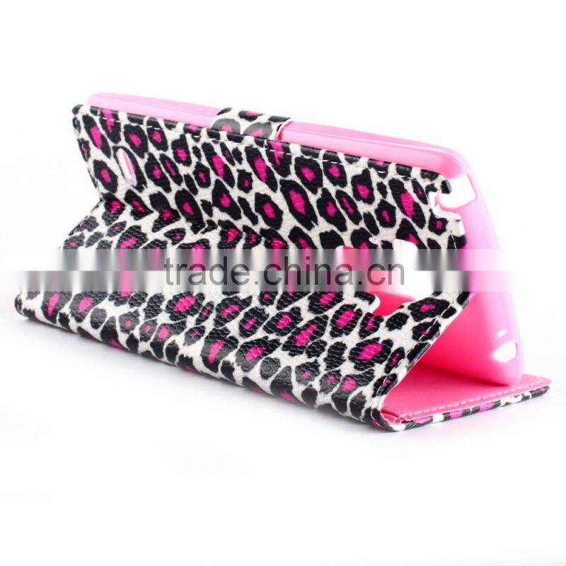 Wallet leather case with card pockets for LG G4 Stylus, For LG G4 Stylus leather case, Customized is acceptable