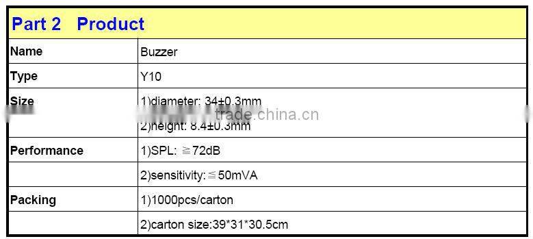 piezo buzzer