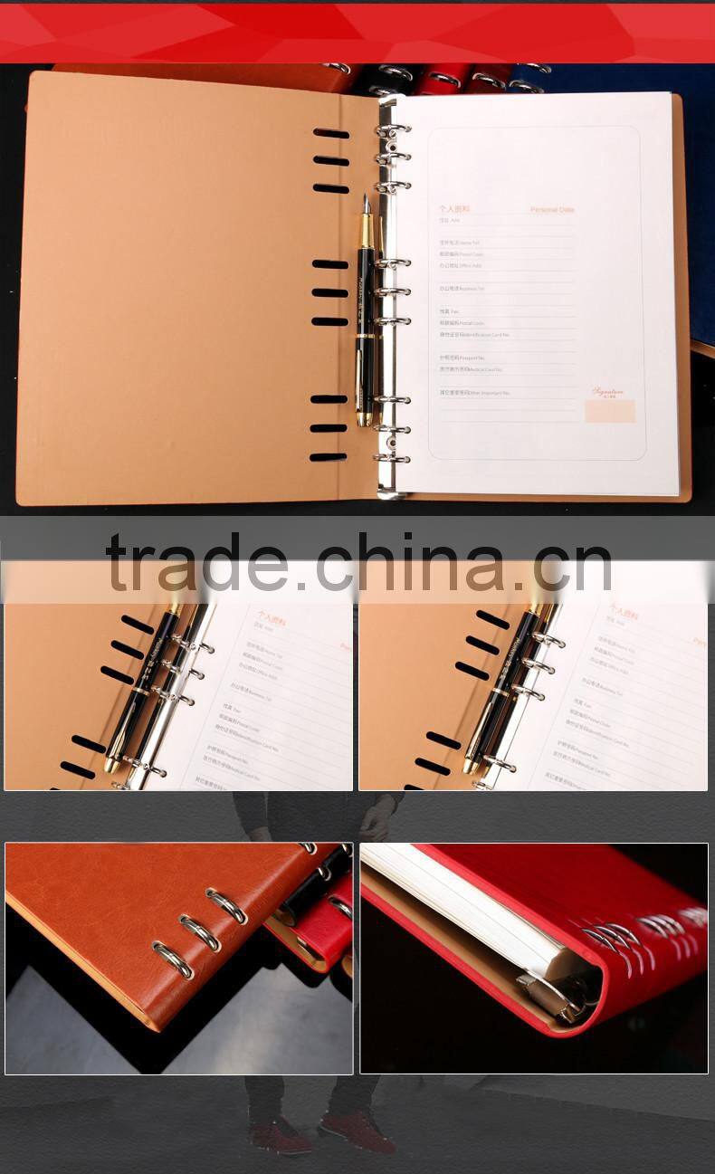 Promotional high quality custom spiral notebook