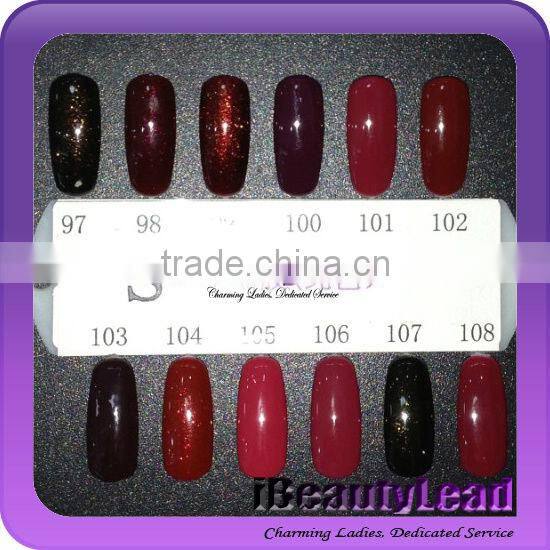 Soak off uv gel polish nail art gel can be cured with uv light coloful uv gel