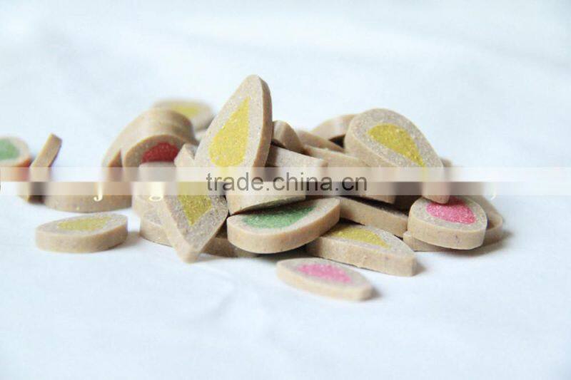 dog food dental treats pieces shaped water-drops