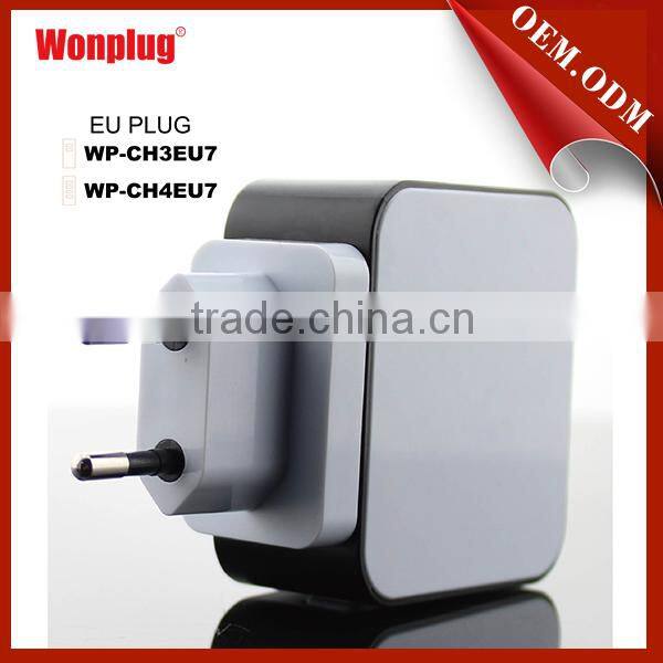 Interchangeable plug worldwide used 5v 3a usb charger adapter charger fast