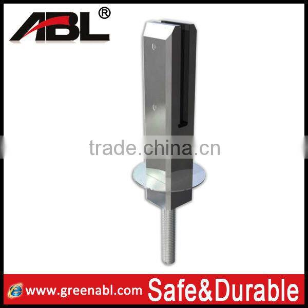 Stainless steel glass clamp/glass shelf c clamp