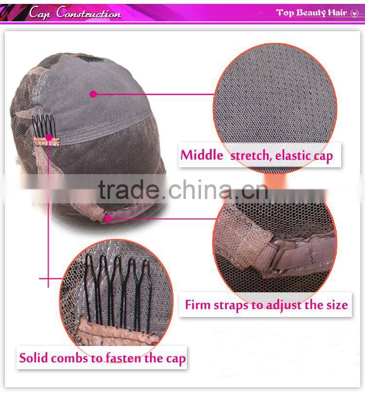 High Quality Full Hand Made Virgin European Hair Ombre Wig 1B/Burg Ombre Full Lace Wig